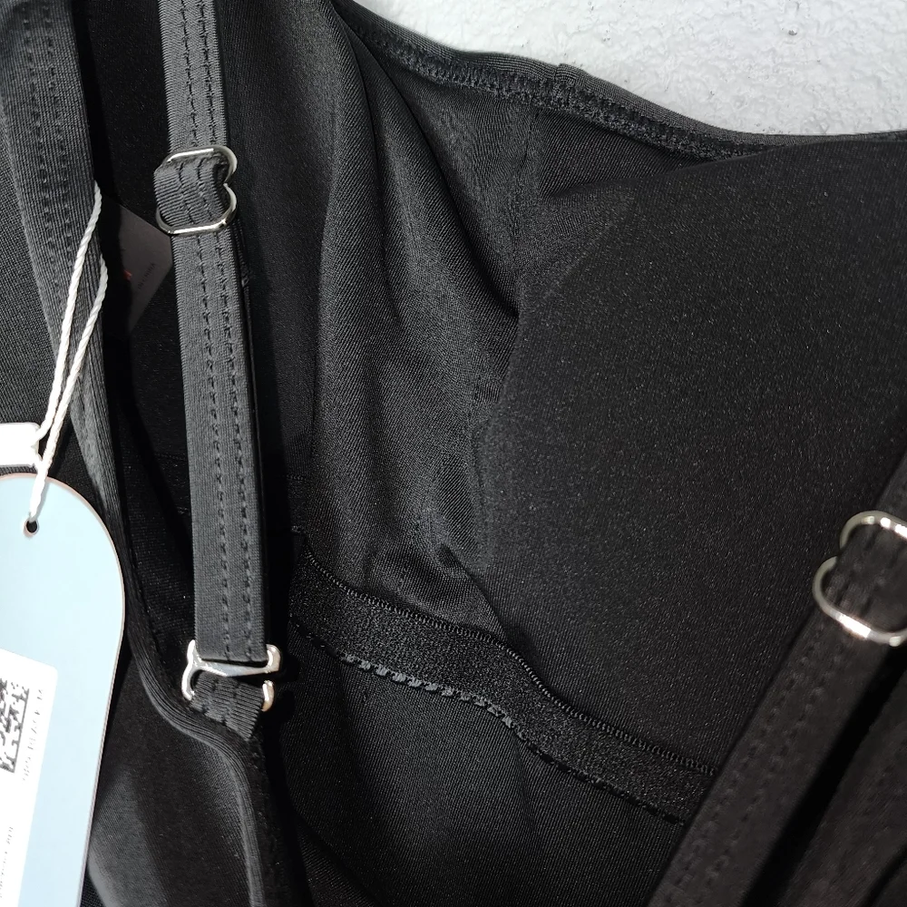 Smismivo black one piece swimsuit. Medium - Picture 9 of 12